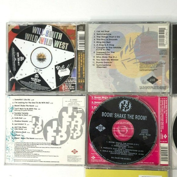 Will Smith DJ Jazzy Jeff Fresh Prince 13 CD Lot Hits Boom Corner MIB Lost Found - Picture 6 of 12